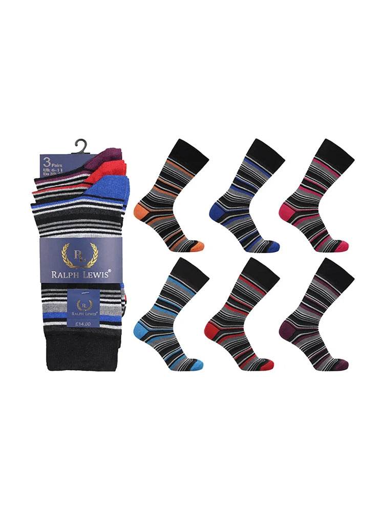 Active Star Men's Cotton Mix Socks (Assorted Colours) - thefancydress.co.uk