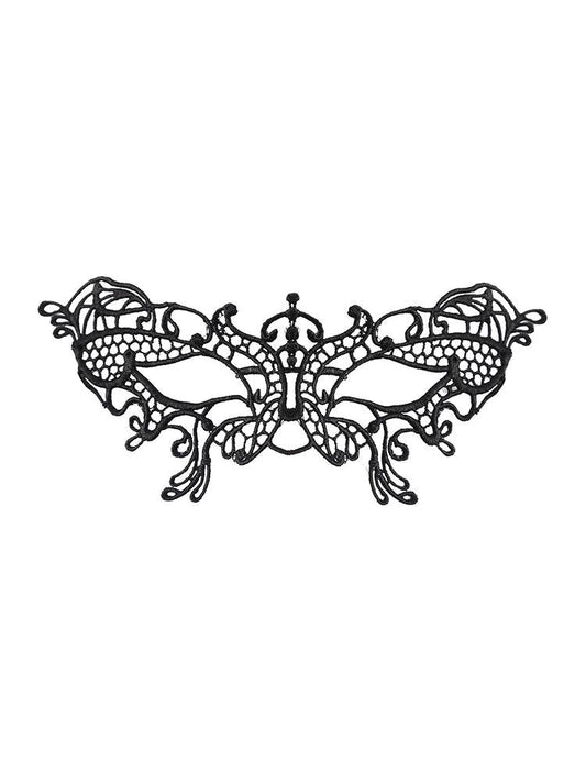 Women's Cat Lace Fancy Mask - thefancydress.co.uk