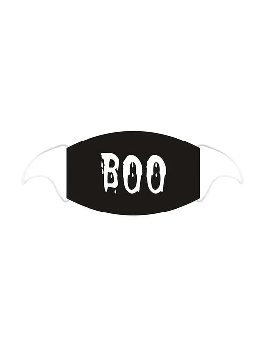 BOO Printed Cotton Face Covering With Filter Pocket