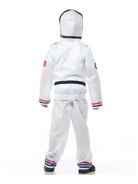Kid On The Moon Shuttle Commander Astronaut Child's Costume back