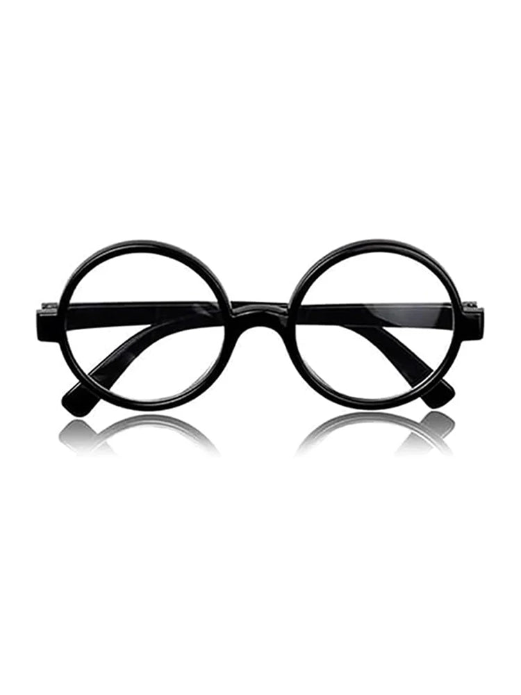 Kids' Red & White Striped Glasses Set