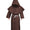 Adult Medieval & Tunic Hooded Monk Robe Party Cosplay Costume