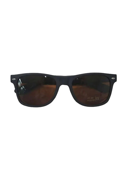 Black Frame Sunglasses Trendy Eyewear brown
