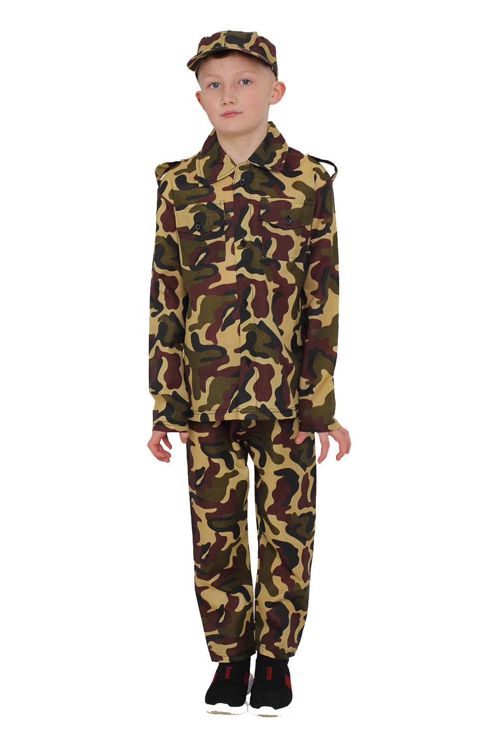 Wickedfun Camouflage Army Children's Costume