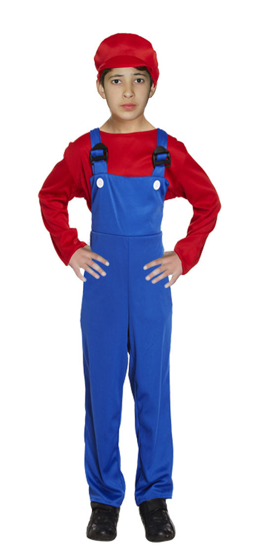 Plumber Bro Red/Blue Costume