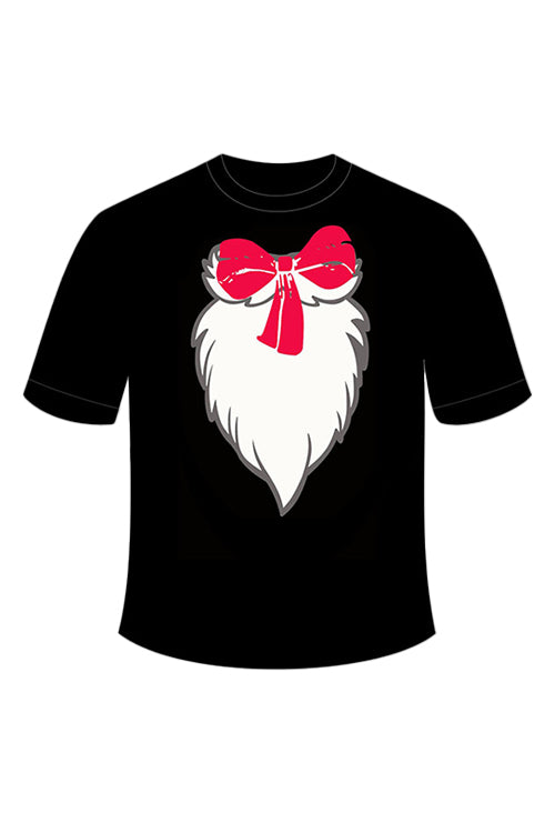 Children's Black Cat Ribbon Print Cotton T-Shirt