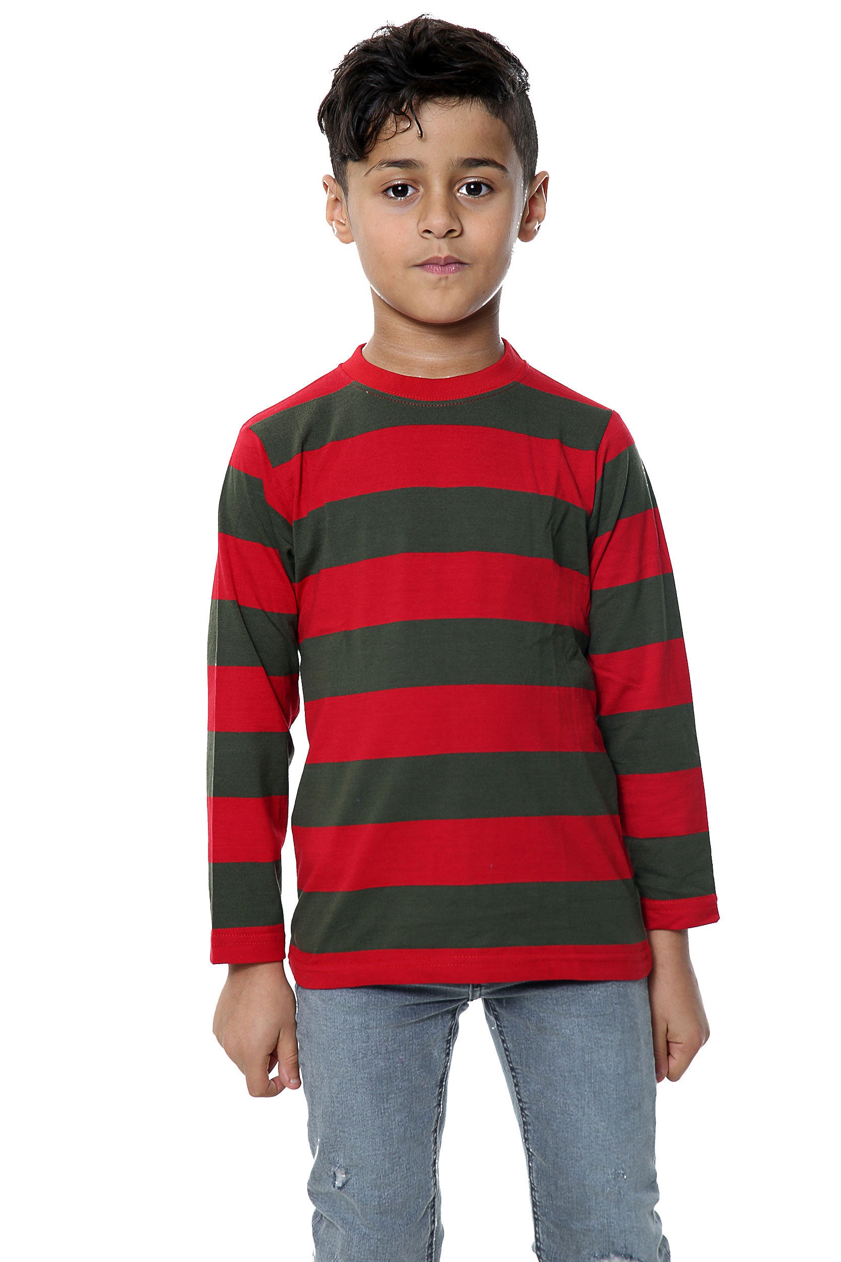 Children Full Sleeve Stripe T-Shirt