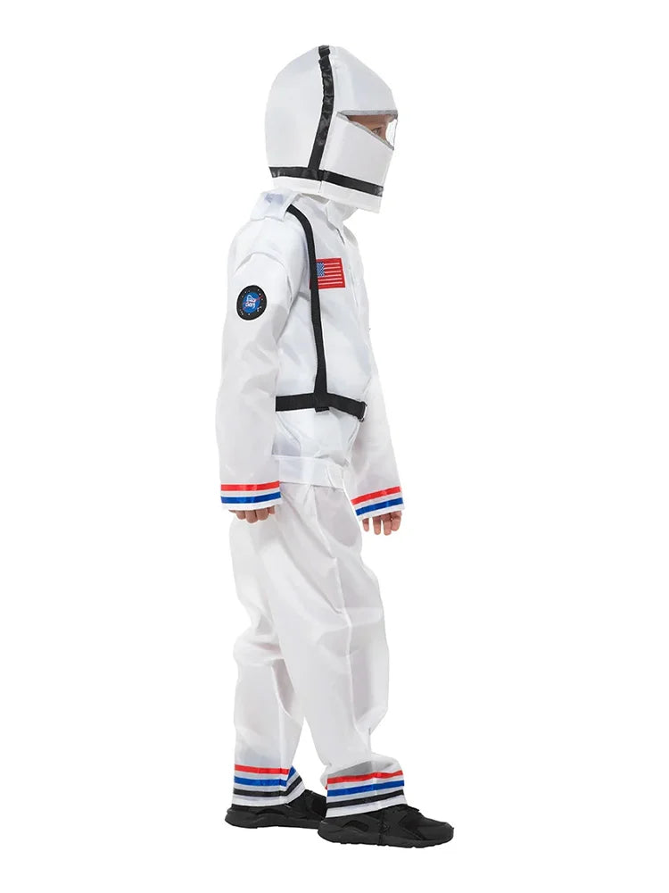 Kid On The Moon Shuttle Commander Astronaut Child's Costume side
