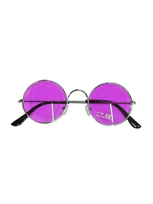 Men & Women Circle Round Shaped Sunglasses Gojo Style - thefancydress.co.uk