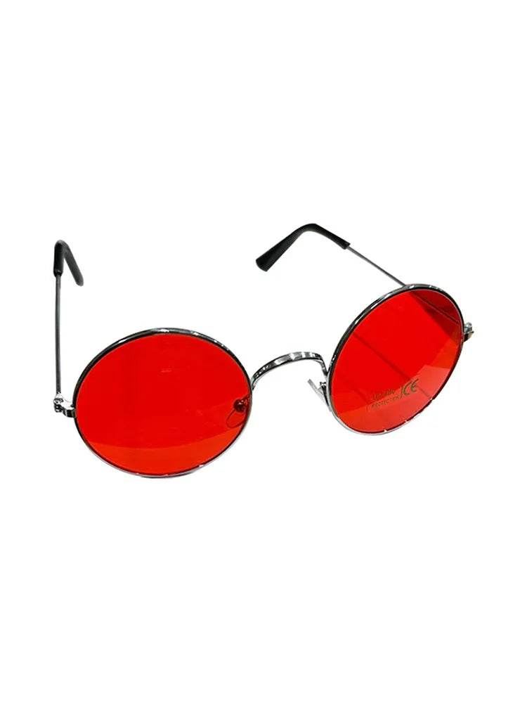 Men & Women Circle Round Shaped Sunglasses Gojo Style - thefancydress.co.uk