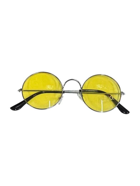 Men & Women Circle Round Shaped Sunglasses Gojo Style - thefancydress.co.uk