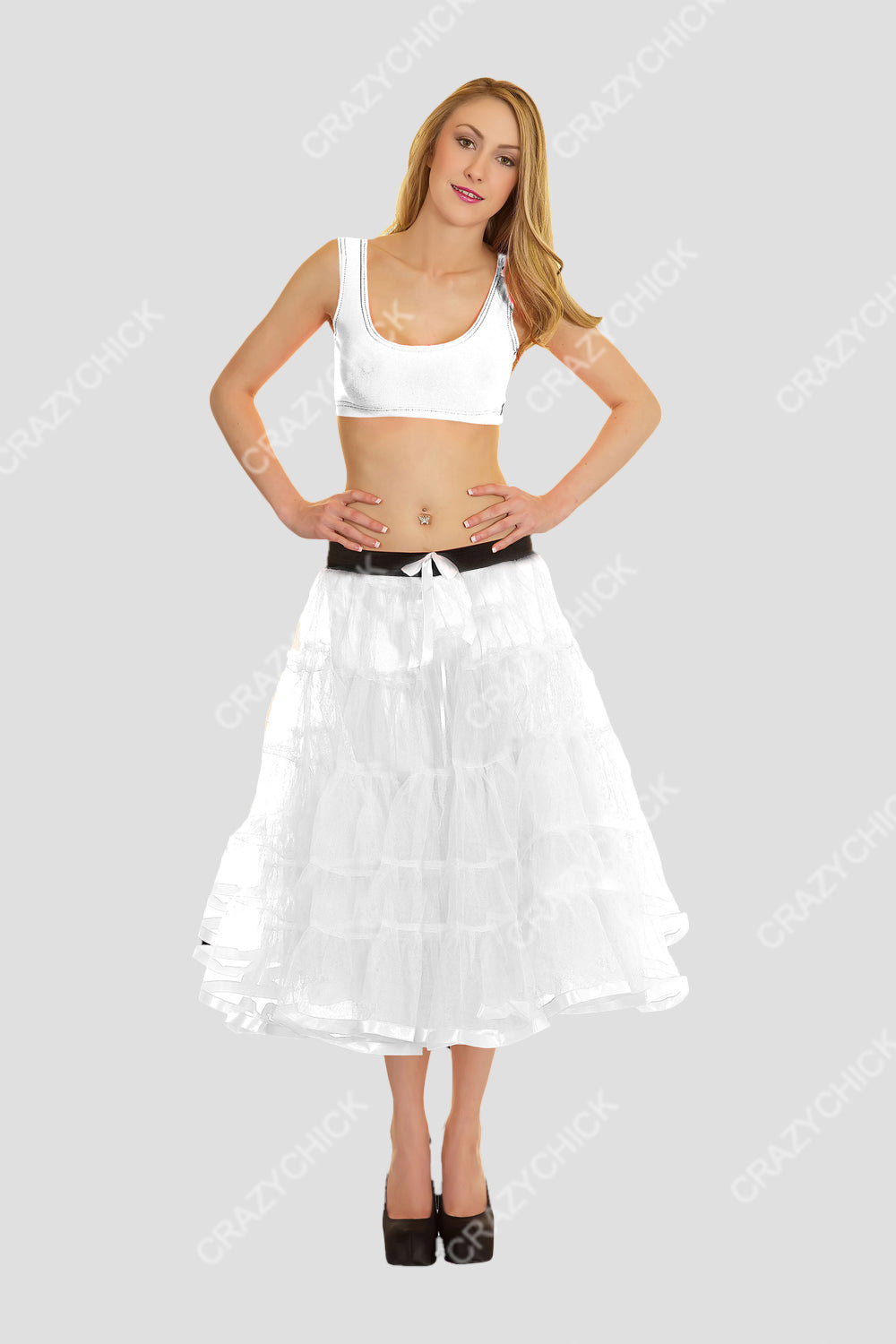 Crazy Chick 5 Tier Petticoat skirt