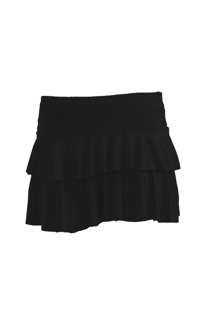 Ladies  Rara Mini Short Skirt black