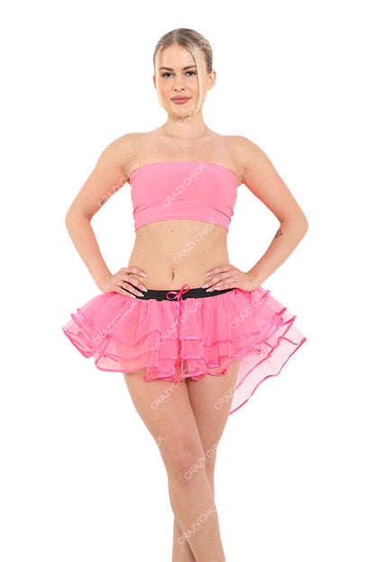 Women's Burlesque Tutu skirt Pink