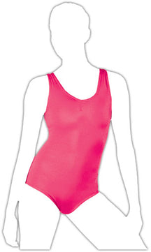 Crazy Chick Girls Plain Sleeveless Leotard