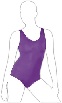 Crazy Chick Girls Plain Sleeveless Leotard