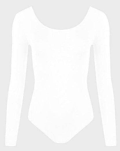 Girls Microfibre Full Sleeve Plain Leotard
