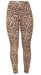 Girls Microfibre Leopard Printed Leggings