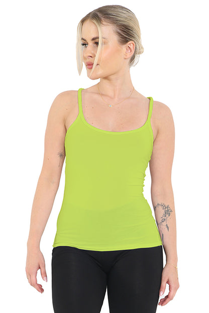 Women's Microfibre Vest Top yellow