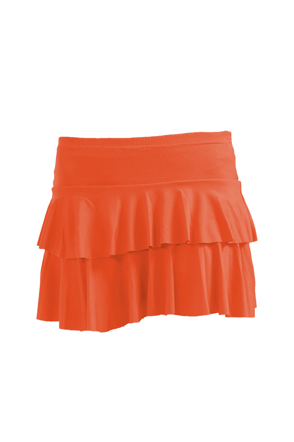 Ladies  Rara Mini Short Skirt orange