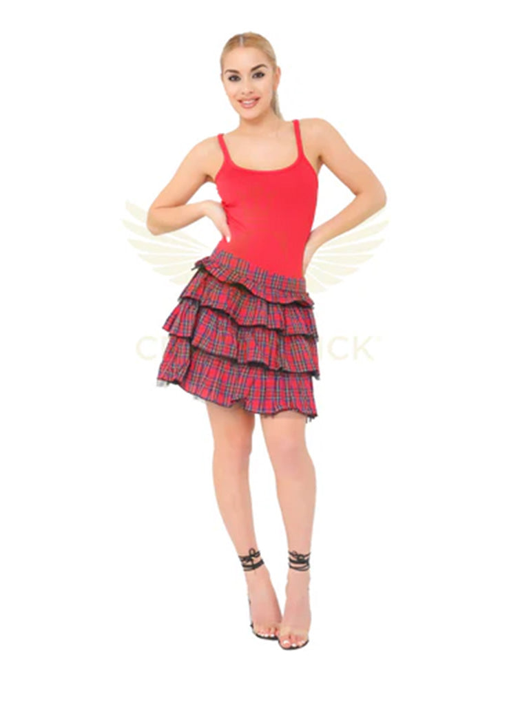Crazy Chick Tartan Skirt