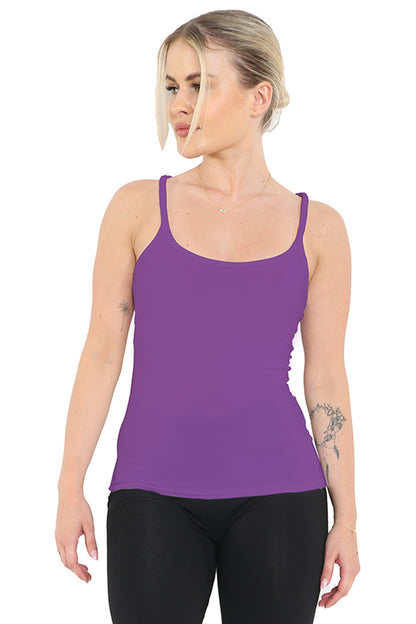 Women's Microfibre Vest Top purple