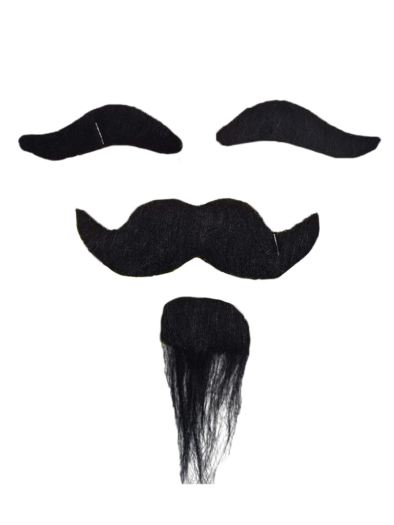 Mustache Beard and Eyebrow Set