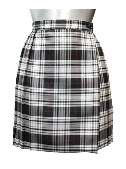 Ladies Tartan Pleated Wrap Over Skirt (18 Inches)