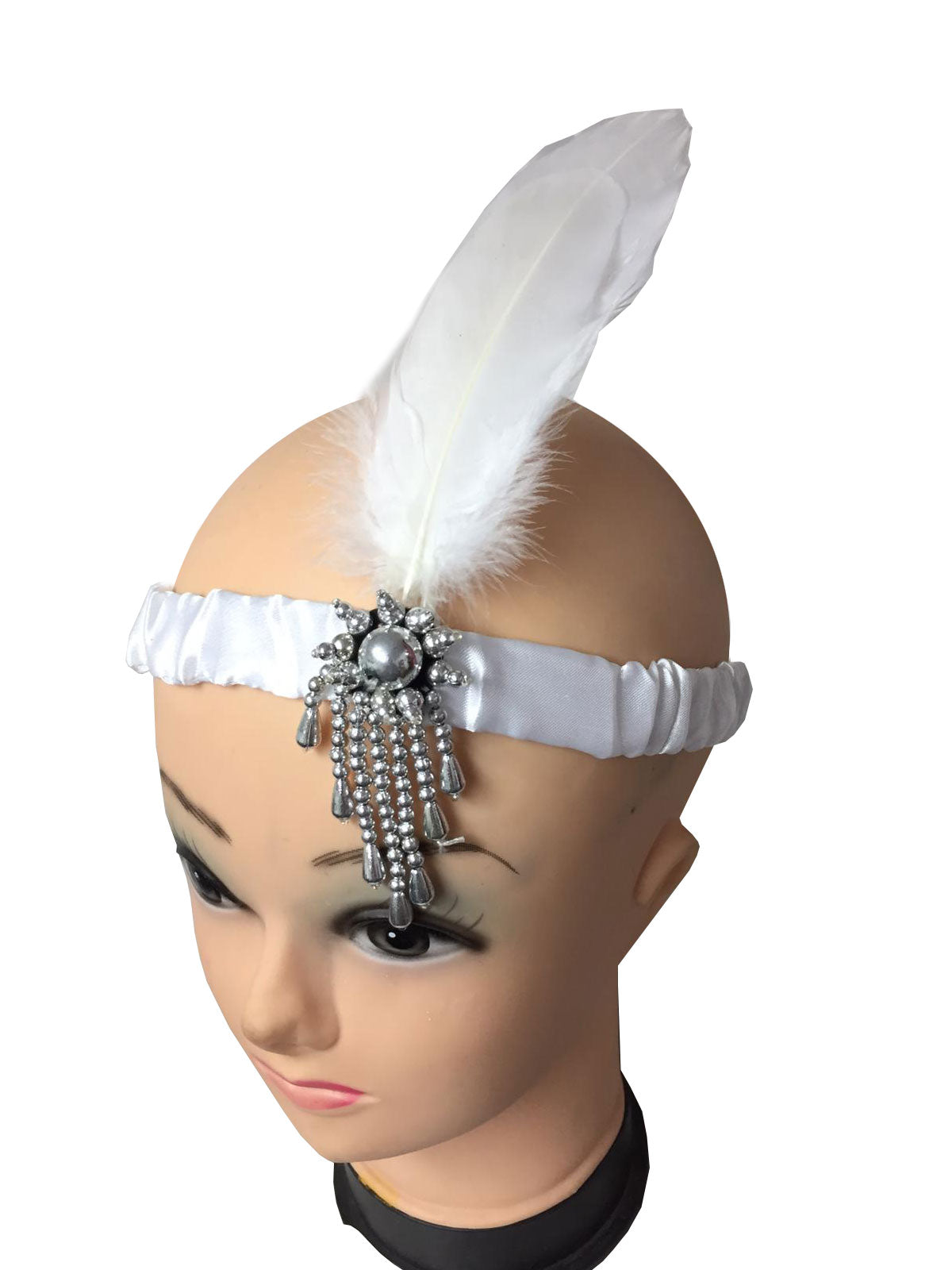 Red Feather Flapper Headband