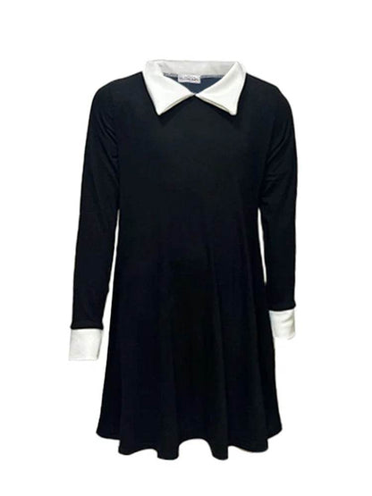 Women's Gothic School Girl Plain Swing Fancy Dress - thefancydress.co.uk