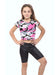 Girls Camouflage Crop Top Short Sleeves pink
