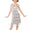 Girls Silver Flapper Costume