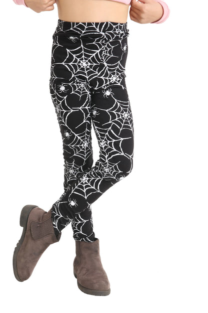 Girl Spider Printed Leggings