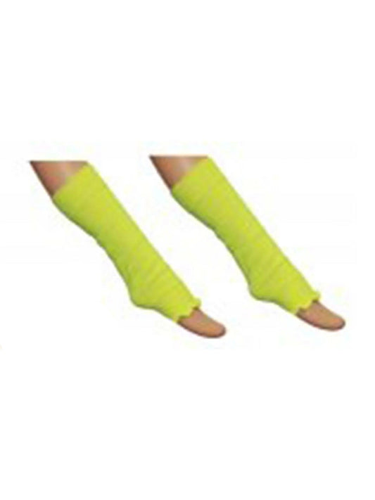 Girls Neon Legwarmers yellow