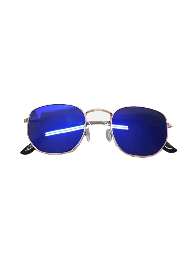 Men's Stylish Gold Frame Glasses