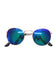 Golden Frame Green Glasses