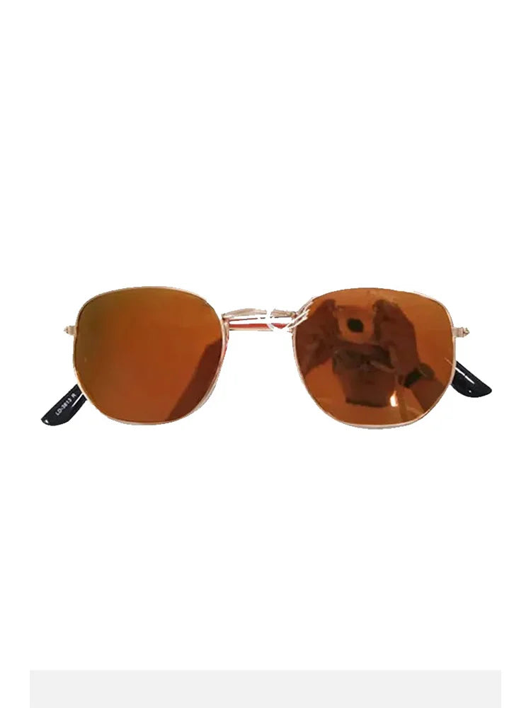 Men's Stylish Gold Frame Glasses
