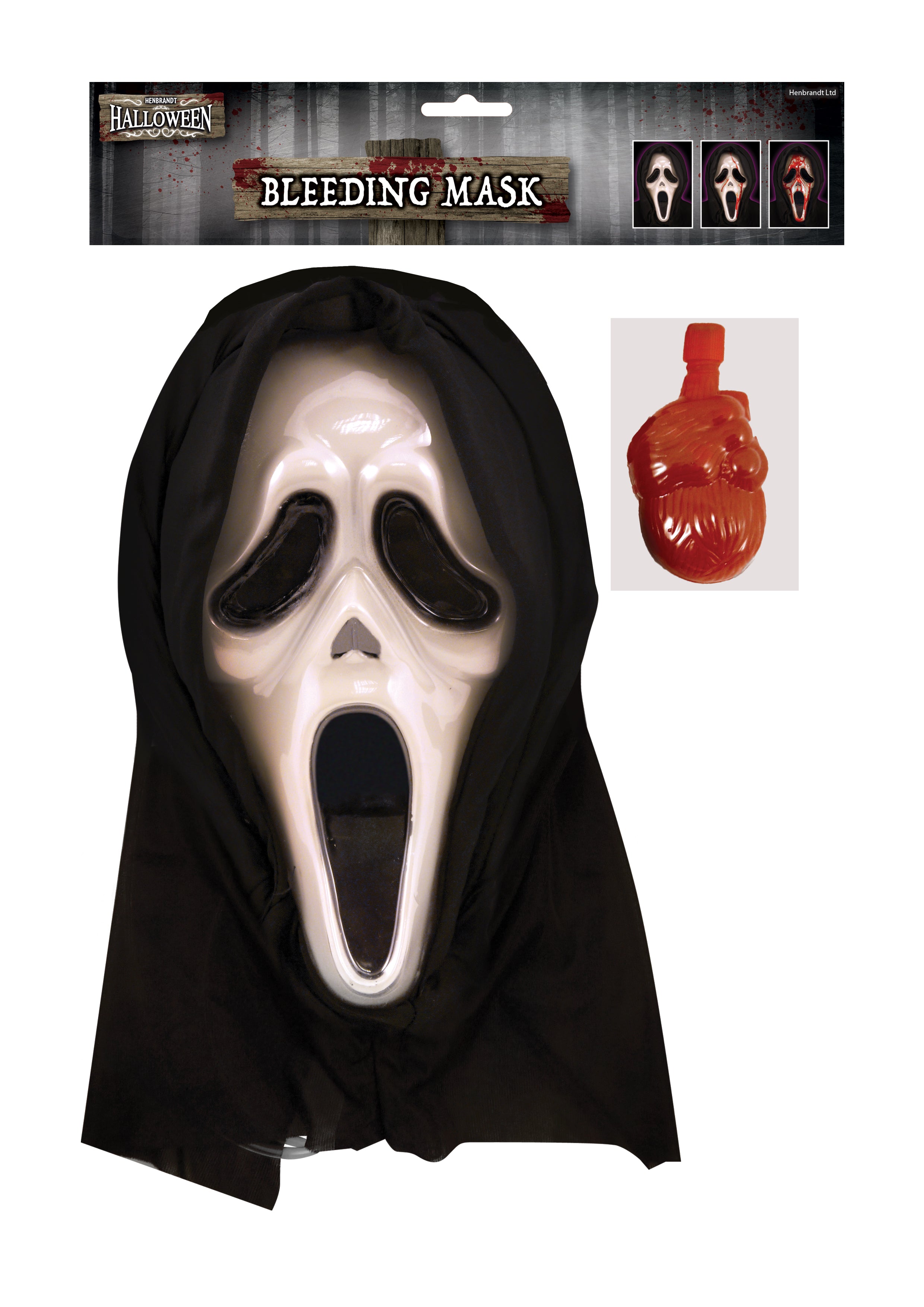 Halloween Ghost Bleeding Mask