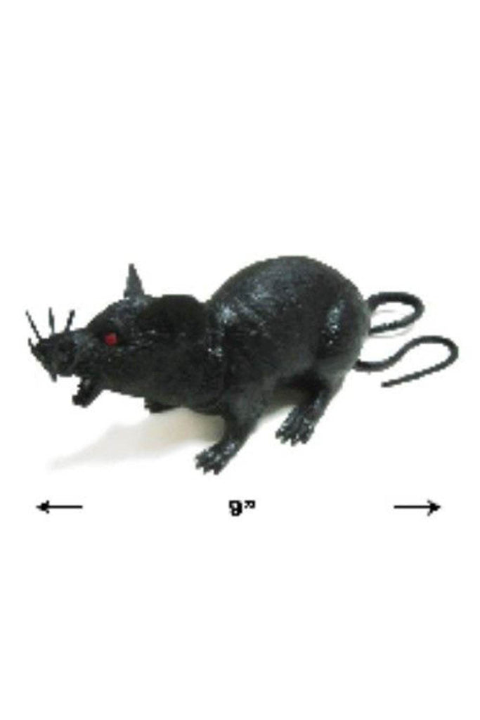 Wicked Fun Black Rat Decoration for Halloween Party Accessories UK with realistic details
