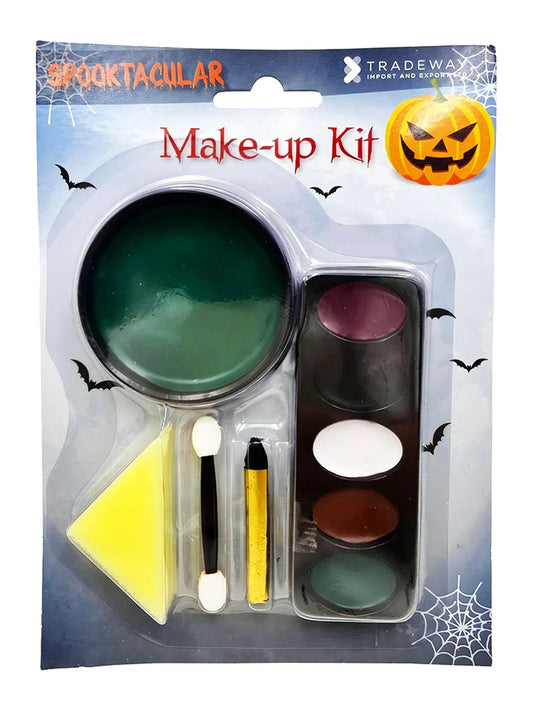 Girls Wicked Witch Of The West Costume Set face paint