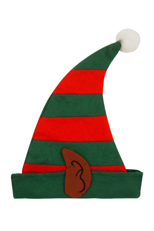 Adult Santa Elf Hat with Pixie Ears