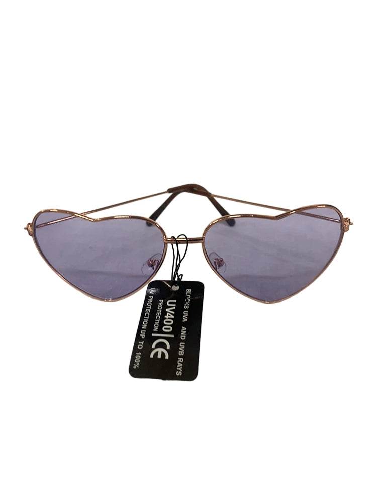 Rose Gold Frame Sun Glasses - thefancydress.co.uk