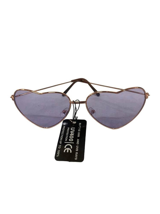 Rose Gold Frame Sun Glasses - thefancydress.co.uk