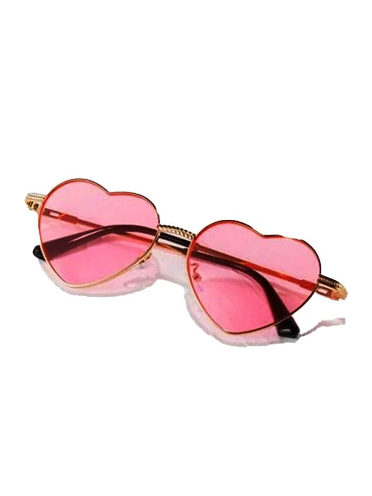 Rose Gold Frame Sun Glasses - thefancydress.co.uk
