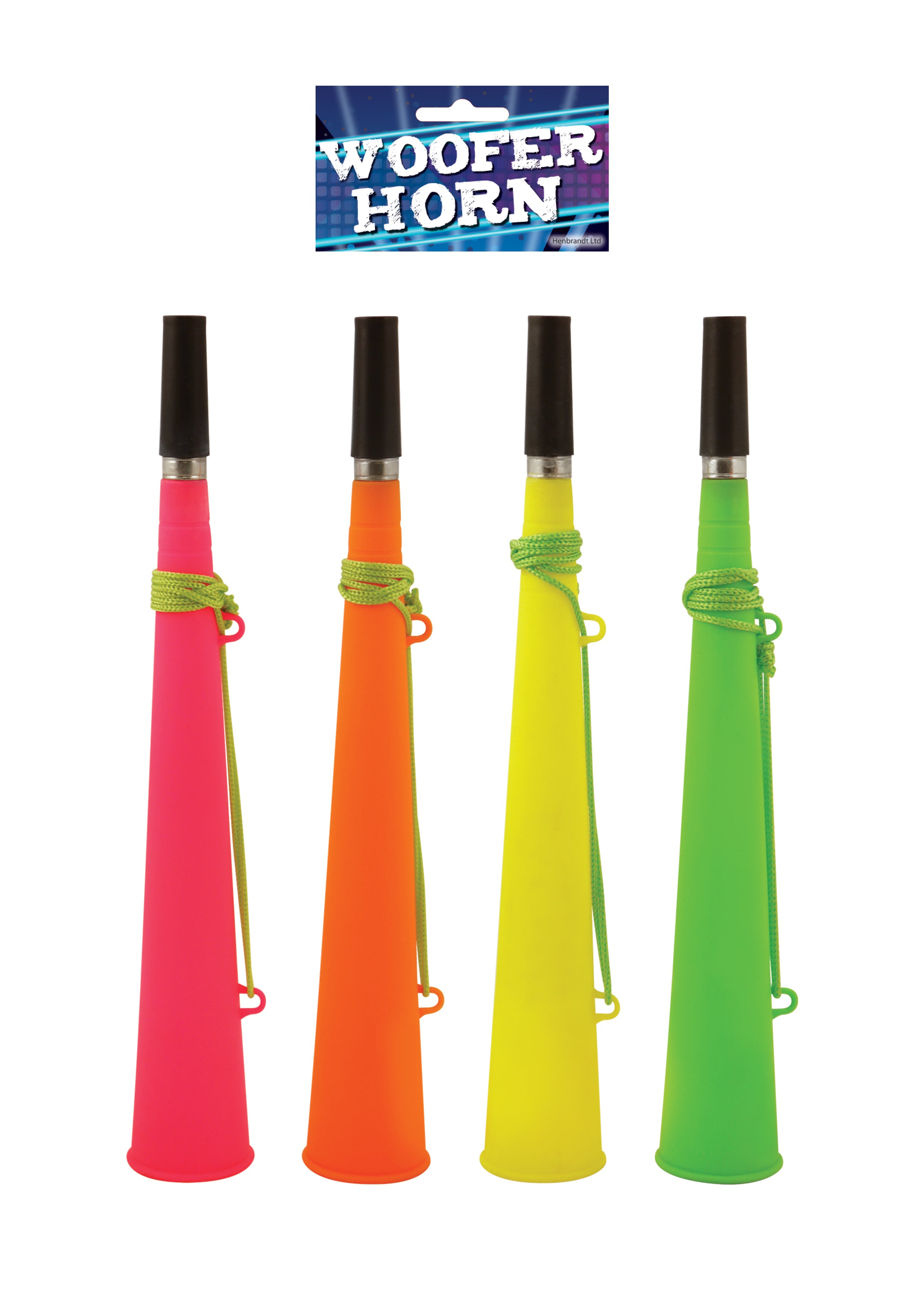 Woofer Horn with String 4 Assorted Colours