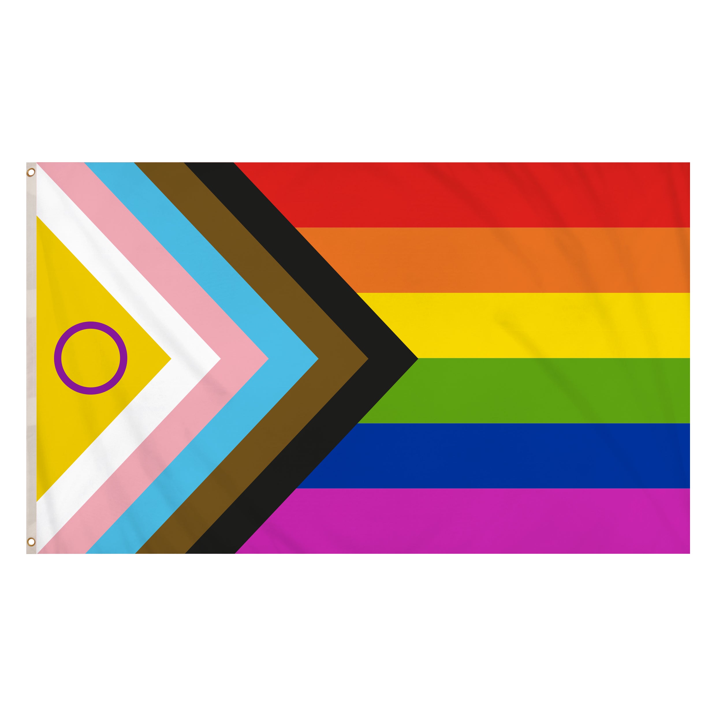Intersex Progress Pride LGBTQ+ Flag (5ft X 3ft)