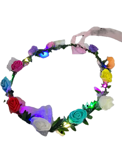 Wickedfun Light Up Flower Head Band