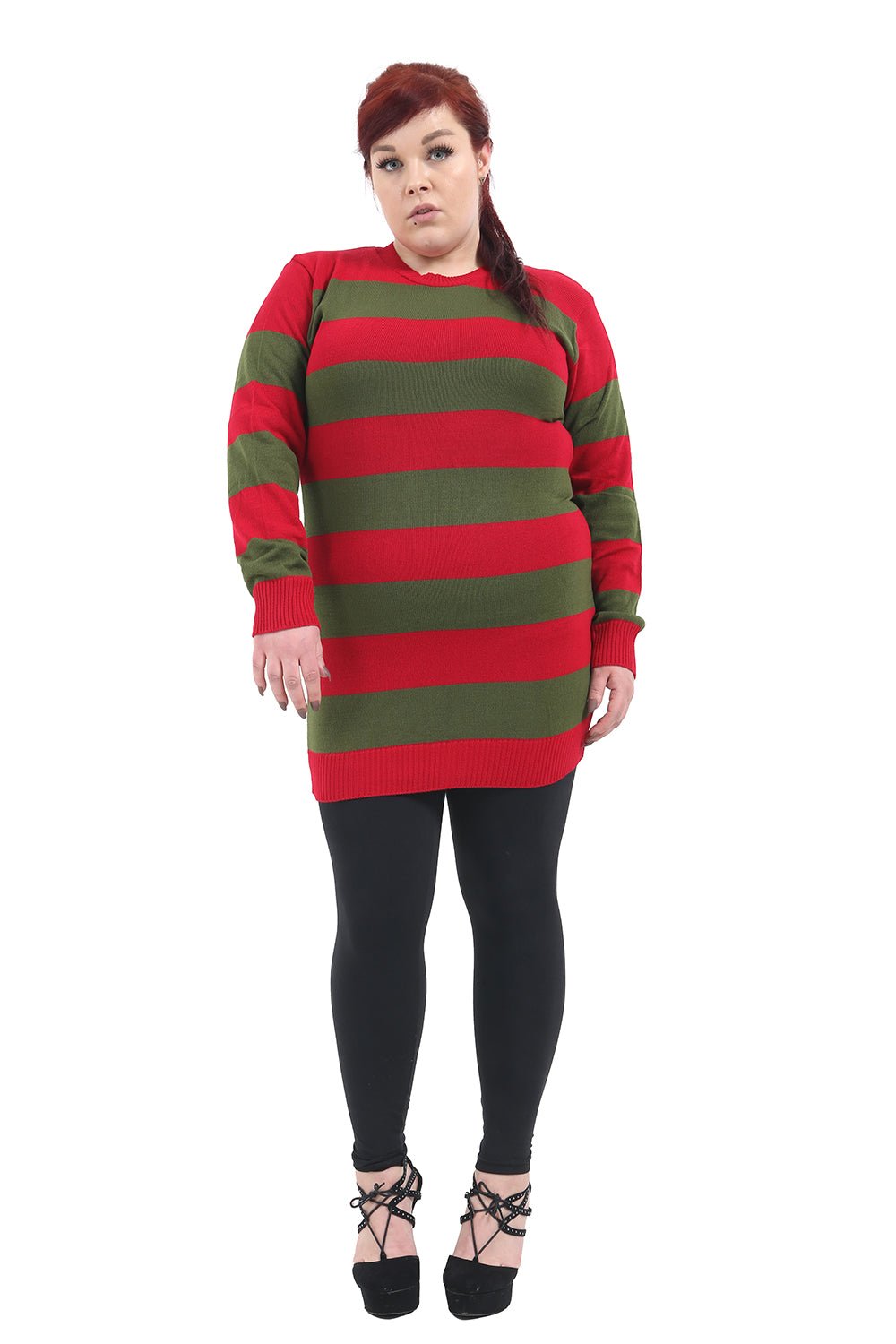 Adult Stripe Knitted Jumper