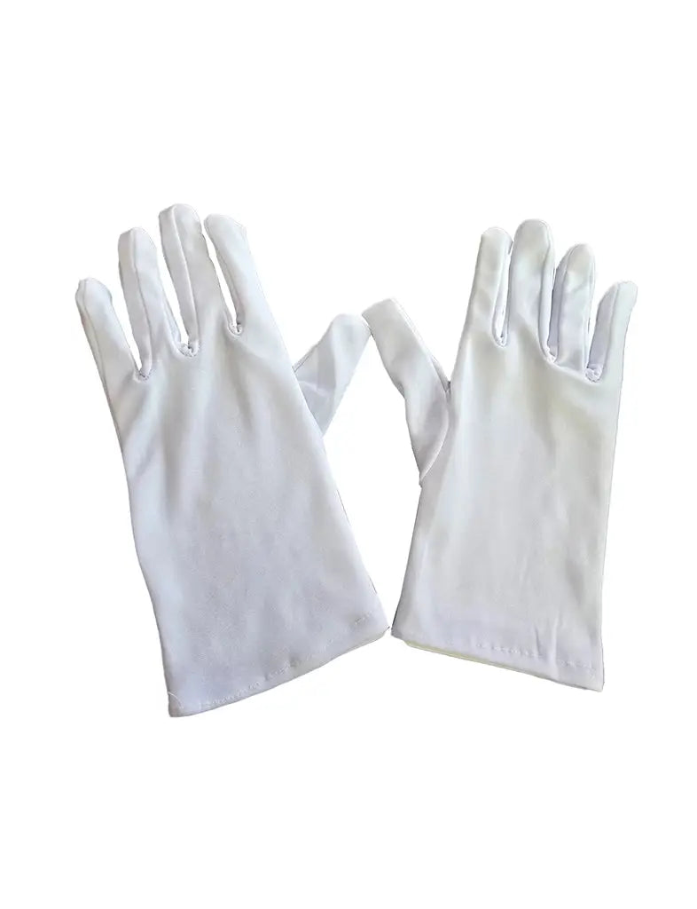 Ladies Short Gloves white