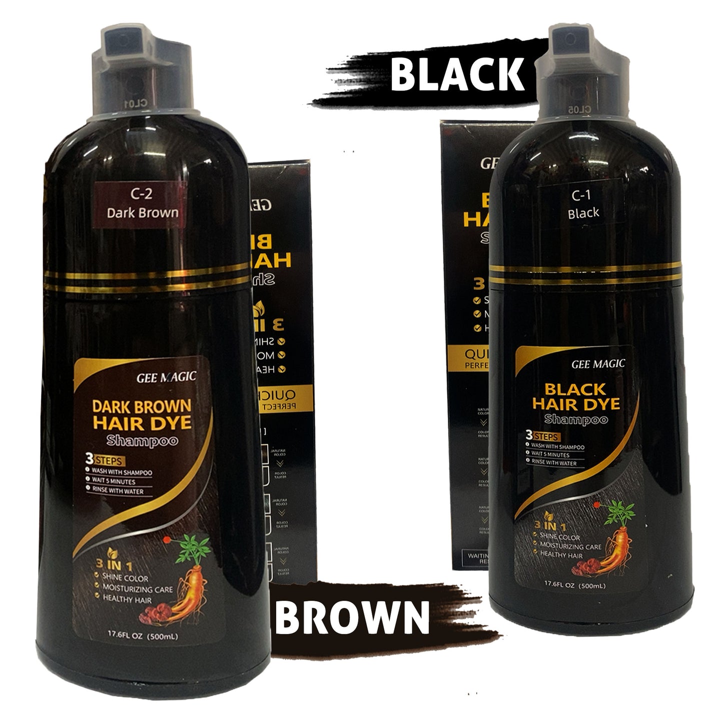 Natural Hair Dye Shampoo